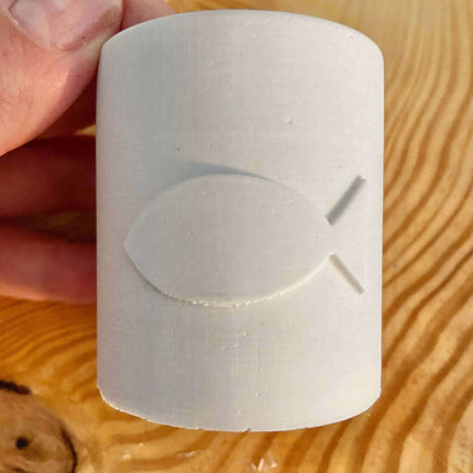 Silikon Gießform Kerzenhalter Fisch