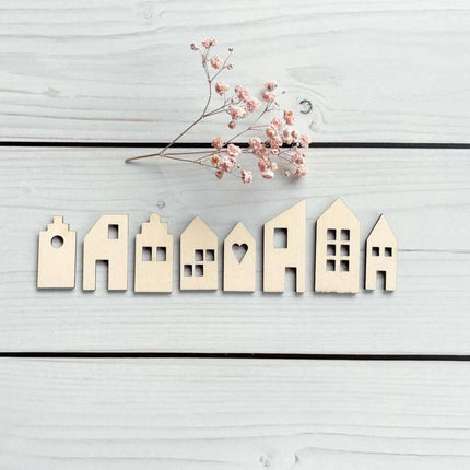 Lasercutdatei Scandi Häuschen
