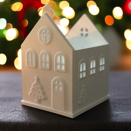 Lichhaus mit Weihnachtsbaum Silikonform