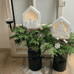 Lichthaus Winterzauber mit verschiedenen Motiven