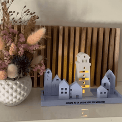 Mini Petithäuschen auf dem Tablett