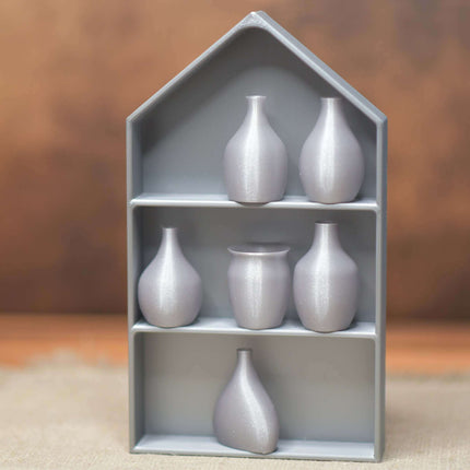 Minivasen Set in Grau