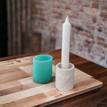 Silikonform Kerzenhalter mit Engel