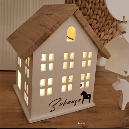 Silikonform Lichterhaus Original