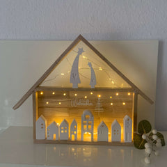Silikonform Mini Haeuschen Petit Hafenstrasse