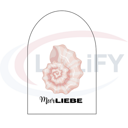 pdf Vorlage Muschel meerliebe