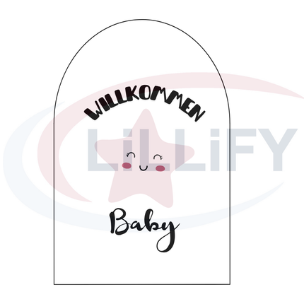 pdf vorlage willkommen baby