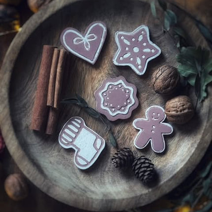 Lebkuchen – Weihnachtsanhänger - Silikon Gießform