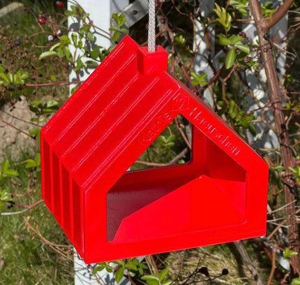 Buntes Vogelfutterhäuschen – 3D-gedruckt & individualisierbar