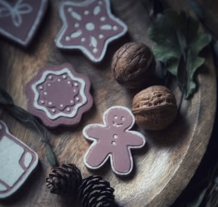 Silikonform für Anhänger Weihanchtsbäckerei