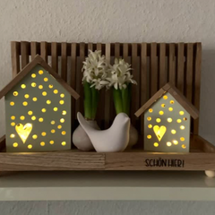 Lichterhäuser mit Herz