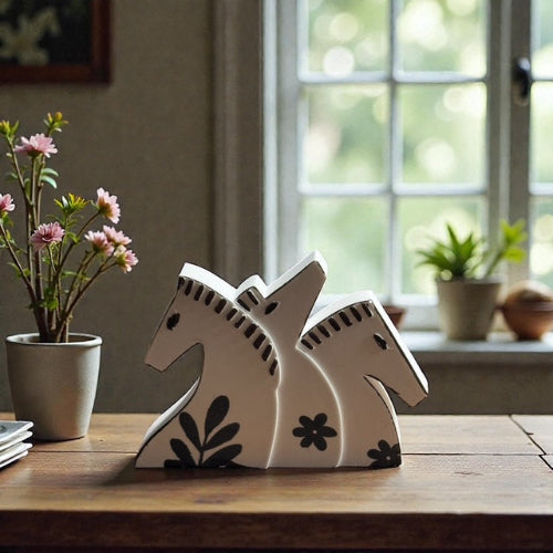 Fjordpferde Silikonform klein, mit stempelt bestempelt