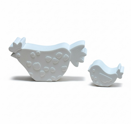 Silikonform Ostern Henne und Kücken