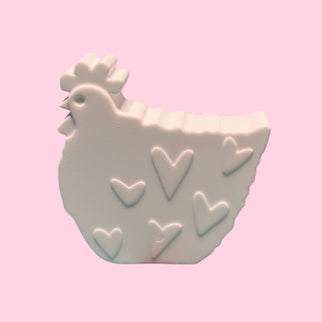 Henne Herzilein Silikonform zum Gießen für Ostern