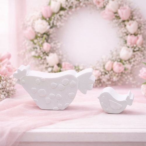 Silikonform Henne mit Kücken für Ostern gestaltet