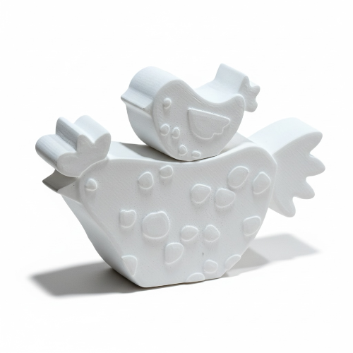 Silikonform Henne Pompom und Kücken Funky