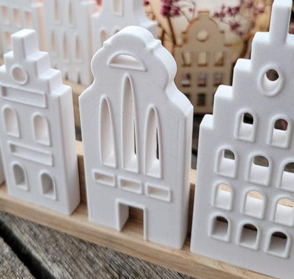 Silikonform Grachtenhäuser