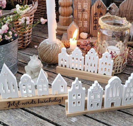 Silikonform Grachtenhäuser