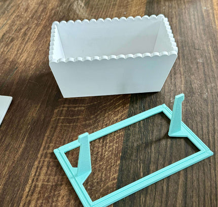 Klebevorrichtung Korb