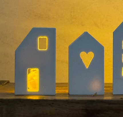 Mini Lichterhäuschen für Ballonlichter