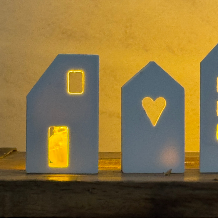 Mini Lichterhäuschen für Ballonlichter