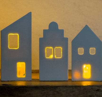 Mini Lichterhäuschen für Ballonlichter