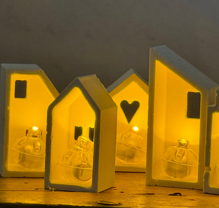 Mini Lichterhäuschen für Ballonlichter