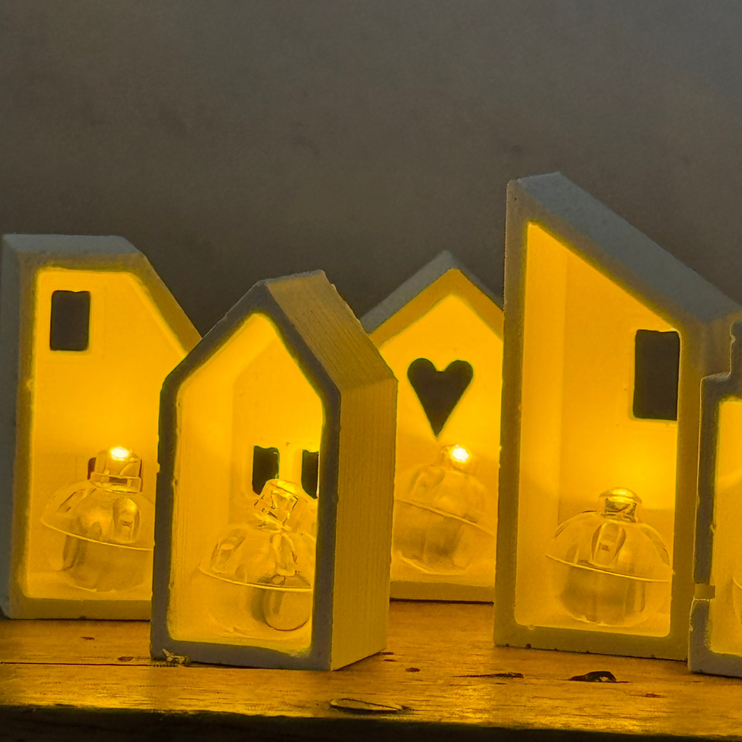 Mini Lichterhäuschen für Ballonlichter