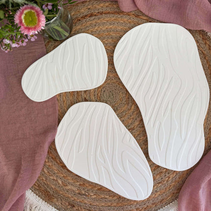Silikonform Tablett Brett Zebra Muster