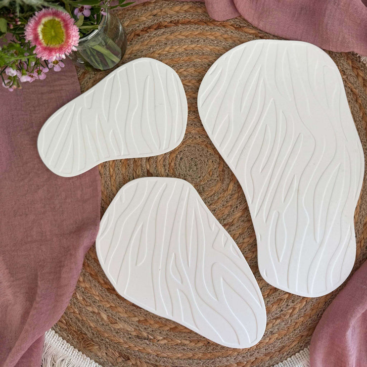 Silikonform Tablett Brett Zebra Muster