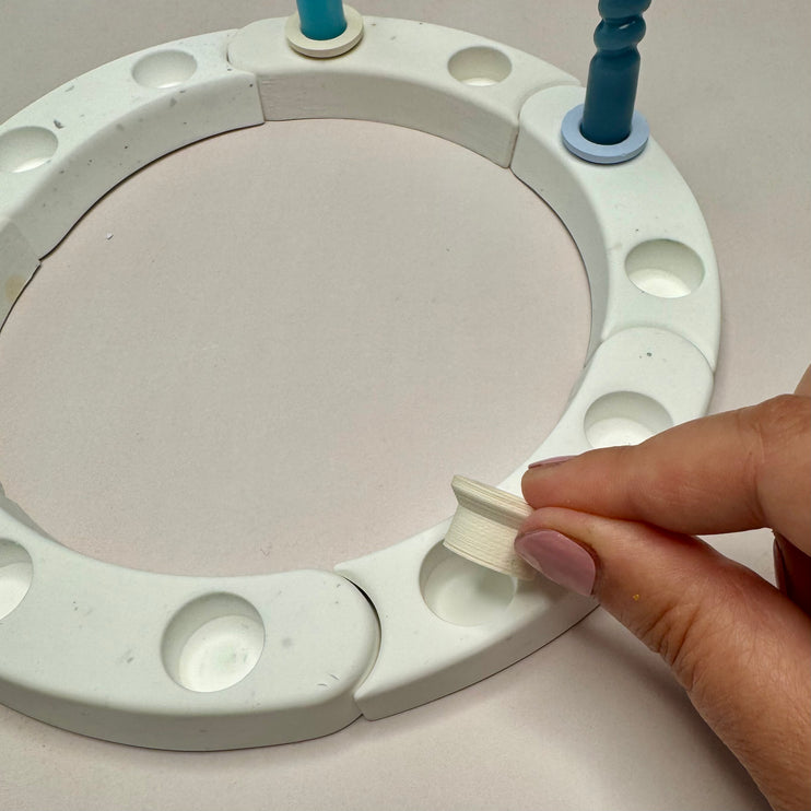 Silikonform für DIY-Kerzenhalter, passend für Geburtstagsringe