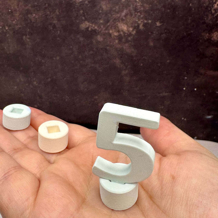 Zahleneinstecker für Geburtstagsringe Silikonform