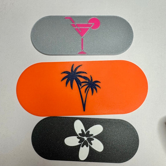 Inlays summer feeling - Blume, Cocktail, Palmen