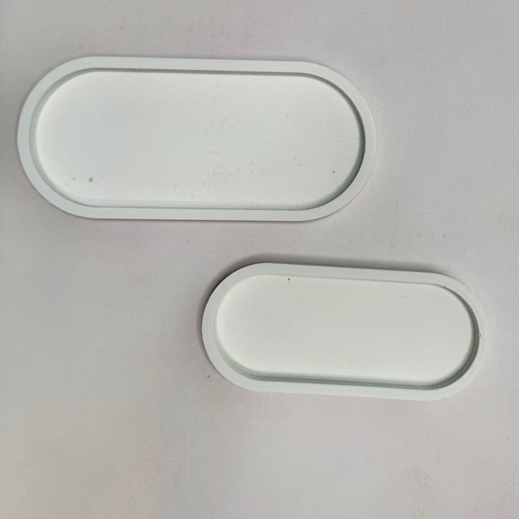 Silikonform ovale Tabletts in 2 Größen