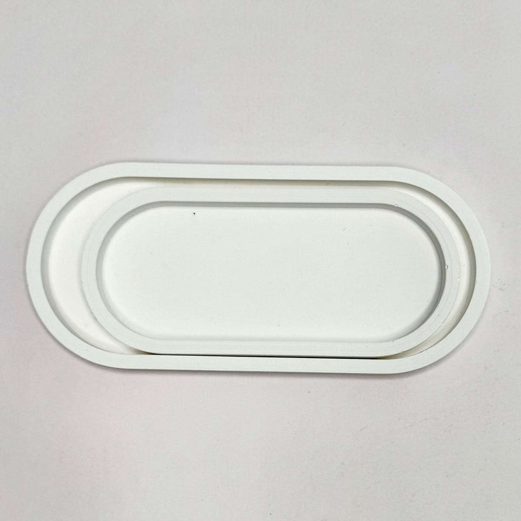 Silikonform ovale Tabletts in 2 Größen