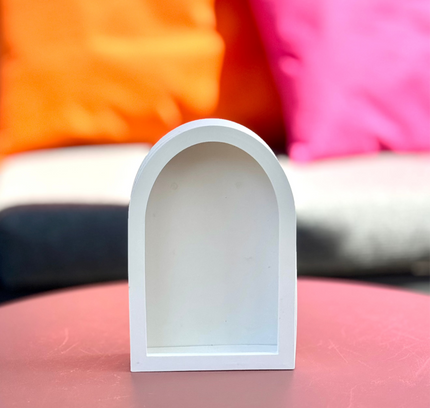 Regal Haeuschen Halbrund Silikonform