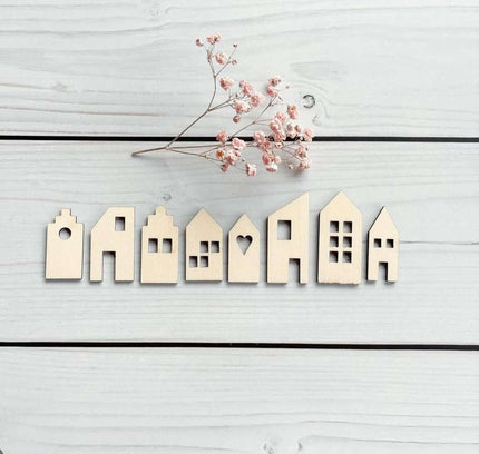 Lasercutdatei Scandi Häuschen