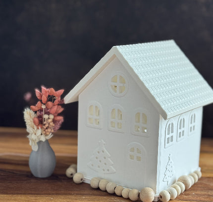 Lichhaus mit Weihnachtsbaum Silikonform