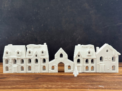 Petithäuschen Winterzeit - Gießform aus Silikon