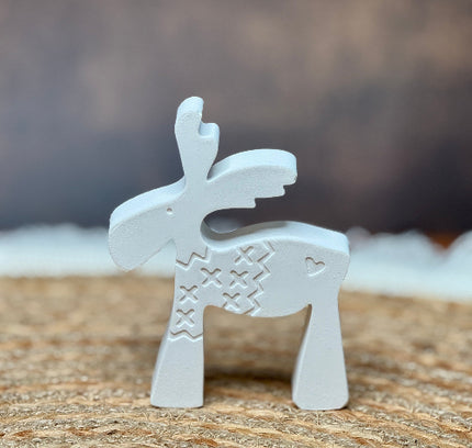 Silikonform Elch Lennart im Strickpulli, Weihnachtsdeko