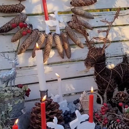 Elche in Winterpullis - Gießform aus Silikon