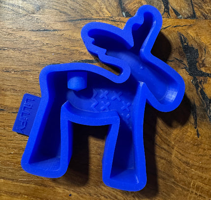 Elche Lennart mit Nupsi für Stabkerzen