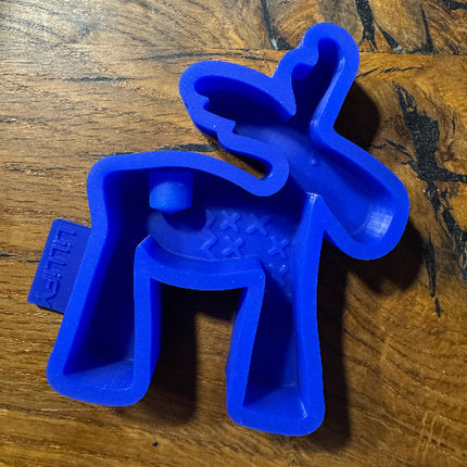 Elche Lennart mit Nupsi für Stabkerzen