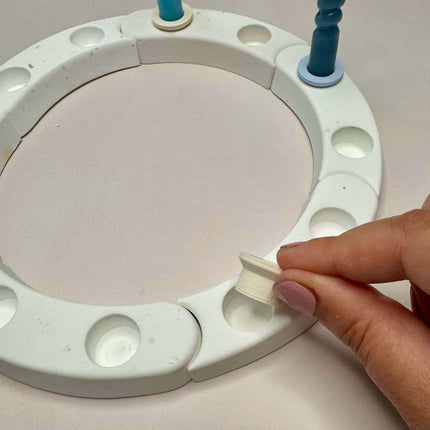Silikonform für DIY-Kerzenhalter, passend für Geburtstagsringe