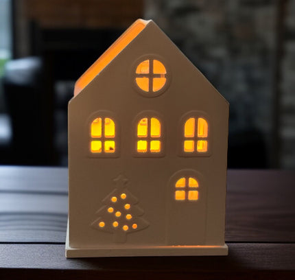 Lichhaus mit Weihnachtsbaum Silikonform