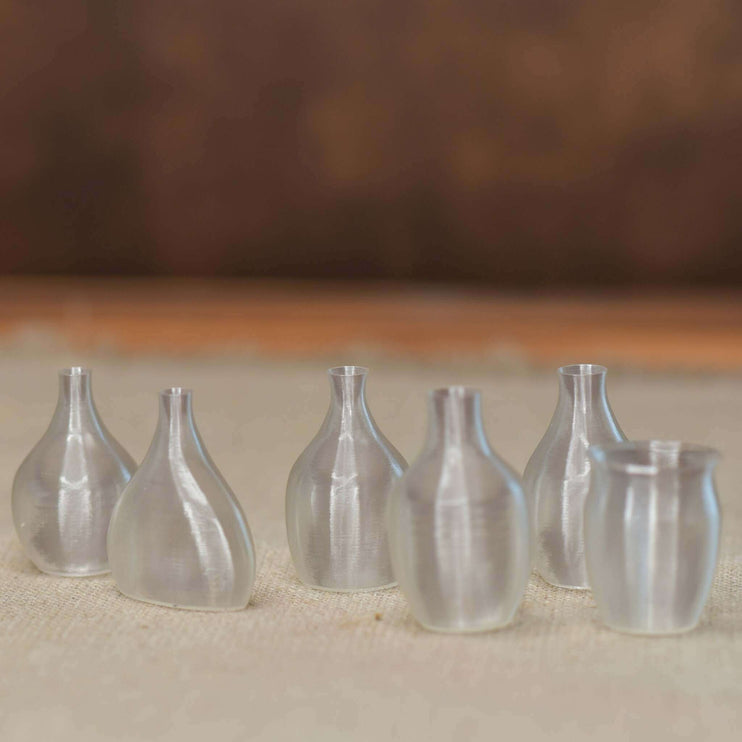 Minivasen Set Transparent 