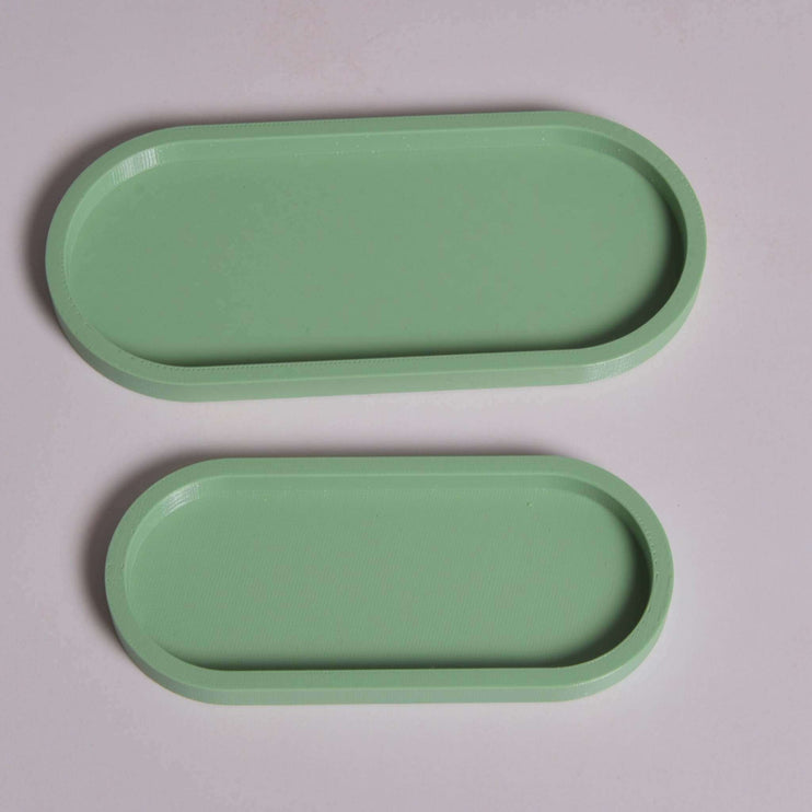 Ovale Tabletts 3d gedruckt