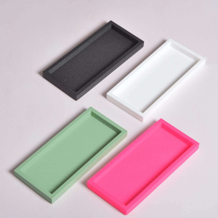 Rechteckige Tabletts 3d gedruckt