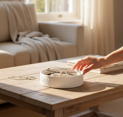 Gießform Schale mit Grachtehäusern