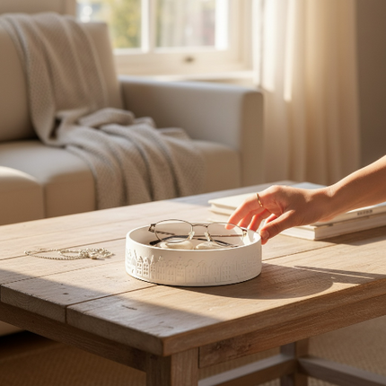 Gießform Schale mit Grachtehäusern